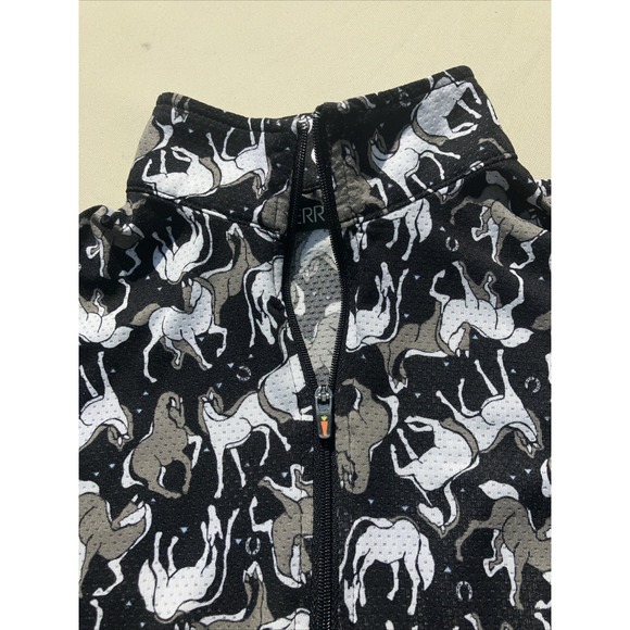 Youth Kerrits Equestrian Collared Quarter Zip Dri Fit Shirt Size Large - Picture 2 of 6